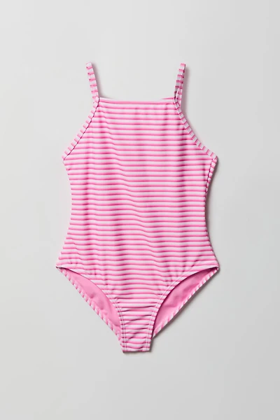 Girls Graphic One Piece Swimsuit