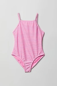 Girls Graphic One Piece Swimsuit