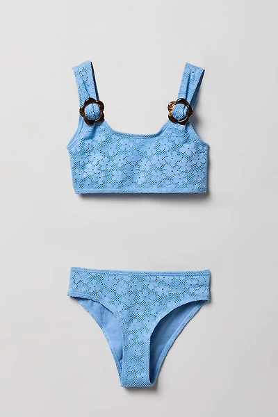 Girls Crochet Swim Set