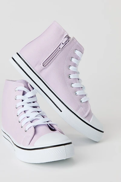 Espadrilles hautes lacées pour filles