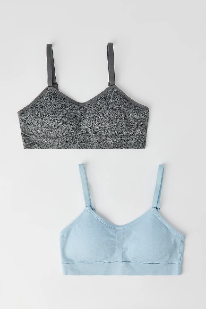 Bralette sans couture pour fille (Lot de 2