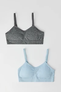 Bralette sans couture pour fille (Lot de 2