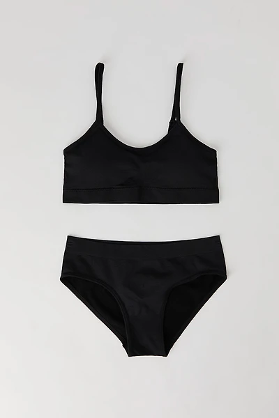 Girls Seamless Bralette & Brief Set