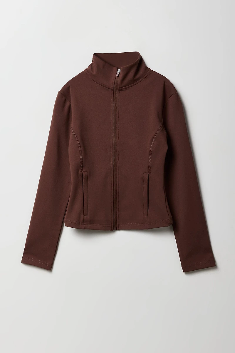 Jacket à glissière haute densité Active pour filles