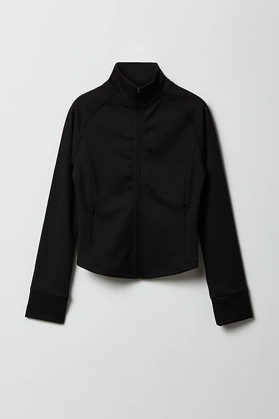 Girls Active Zip-Up Jacket