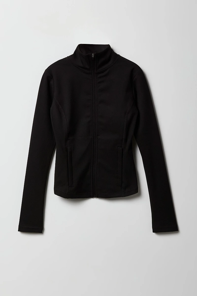 Girls Active Zip-Up Jacket