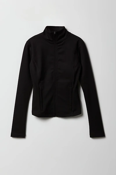 Girls Active Zip-Up Jacket