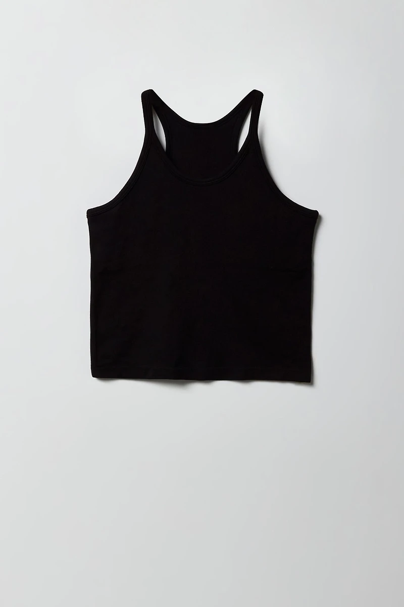 Girls Active Seamless Tank with Built-In Cups