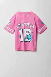 Girls Graphic Mesh Jersey