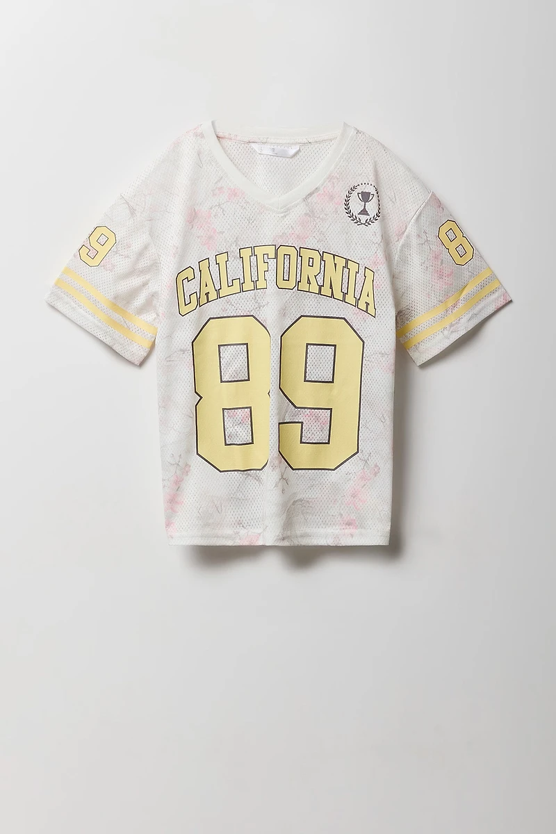 Girls Graphic Mesh Jersey
