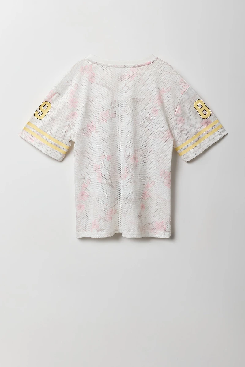 Girls Graphic Mesh Jersey