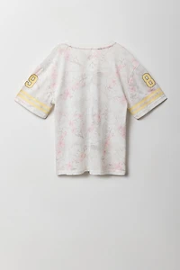 Girls Graphic Mesh Jersey