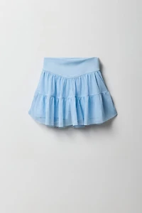 Jupe-short ballerine en filet Active pour filles