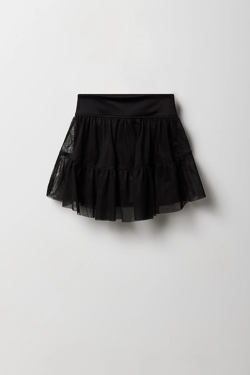 Girls Active Mesh Ballerina Skort