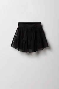Girls Active Mesh Ballerina Skort