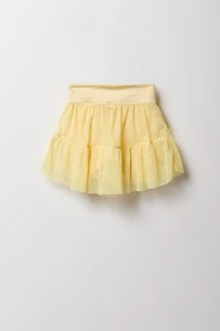 Jupe-short de ballerine Active en filet pour fille