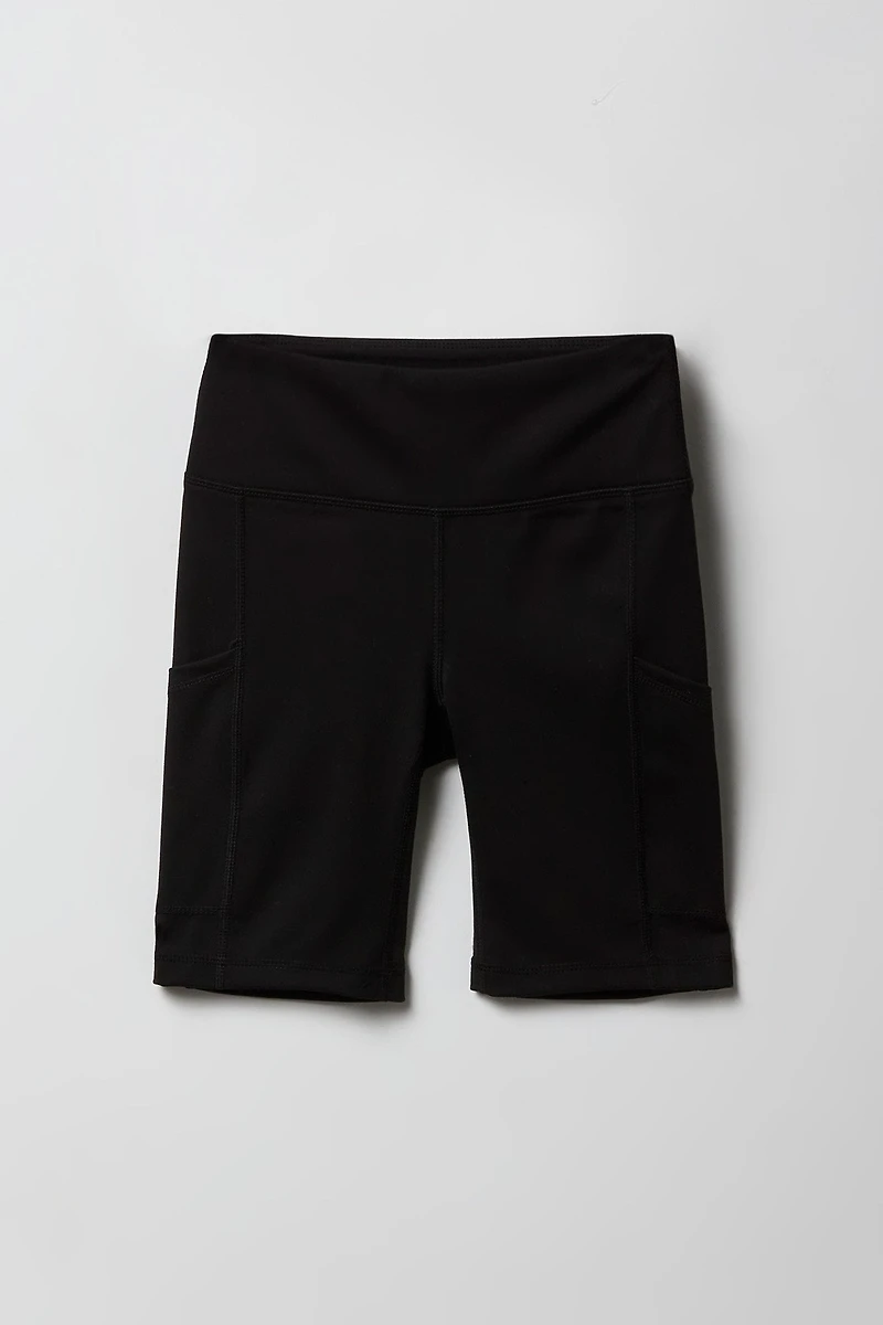 Girls Active High Density Biker Short