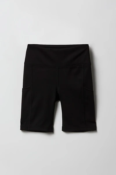Girls Active High Density Biker Short