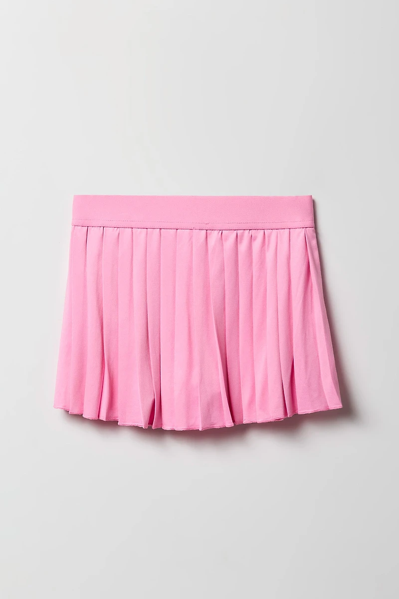 Girls Active Pleated Skort