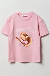 Girls Country Graphic T-Shirt