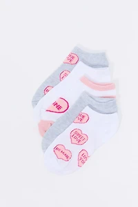 Socquettes tendance pour fille (5 paires)