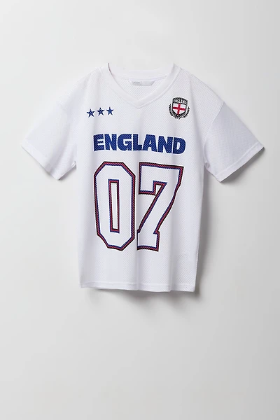 Girls England Mesh Jersey