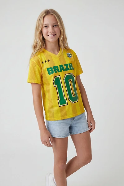 Kids Brazil Mesh Jersey