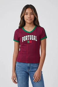 Girls Portugal Graphic T-Shirt