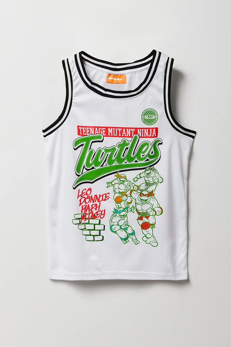 Jersey en filet à imprimé Ninja Turtles pour garçon
