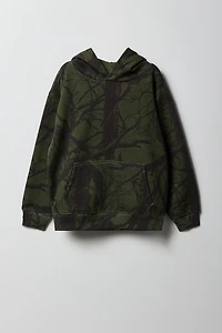 Kids Camo Fleece Hoodie