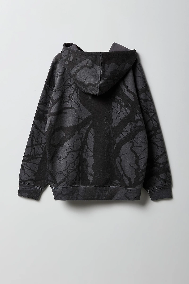 Kids Camo Fleece Hoodie