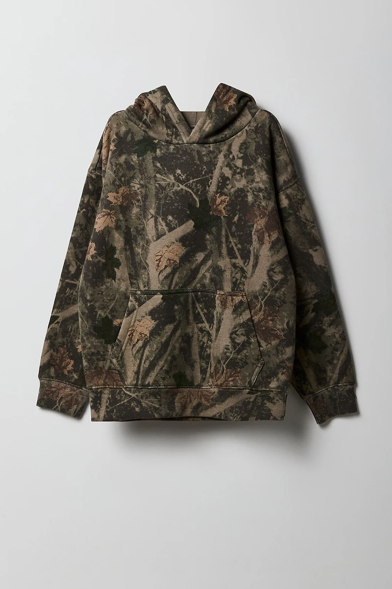 Kids Camo Fleece Hoodie