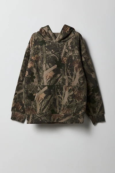 Kids Camo Fleece Hoodie
