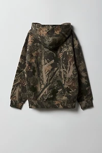 Kids Camo Fleece Hoodie
