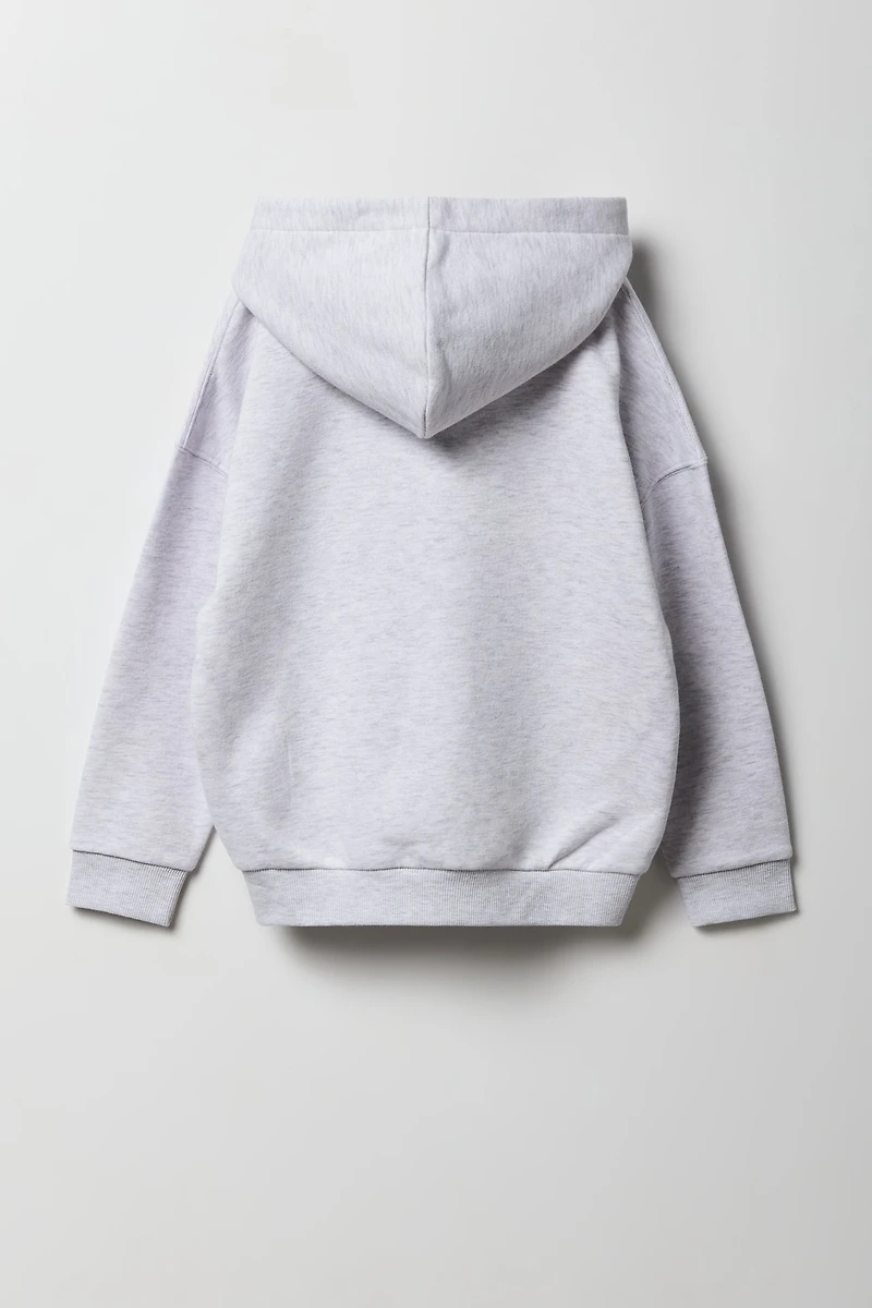 Kids Premium Heavyweight Fleece Boxy Embossed Hoodie