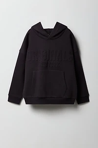 Kids Premium Heavyweight Fleece Boxy Embossed Hoodie