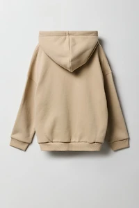 Kids Premium Heavyweight Fleece Boxy Embossed Hoodie