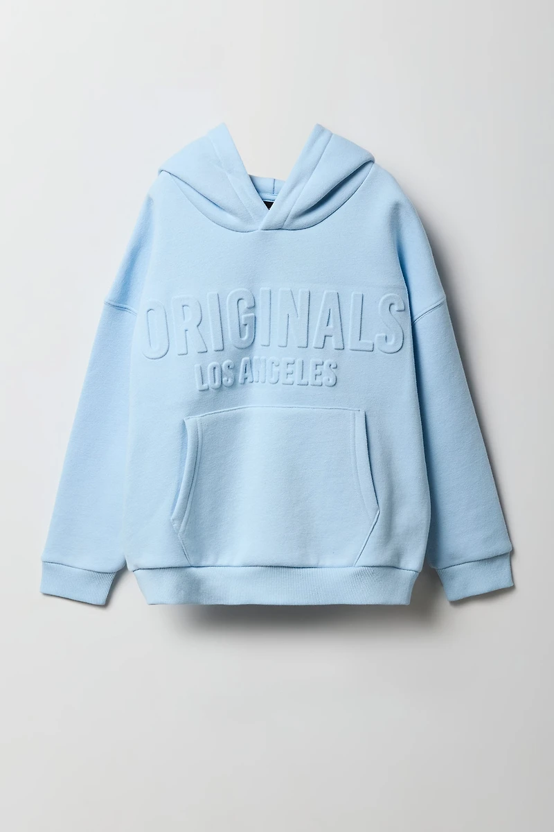 Kids Premium Heavyweight Fleece Boxy Embossed Hoodie