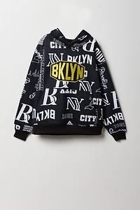 Kids Graffiti Print Hoodie
