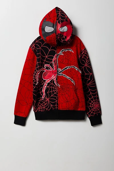 Kids Spiderweb Full Zip Hoodie
