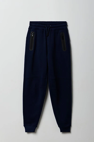 Kids Fleece Zip Pocket Jogger