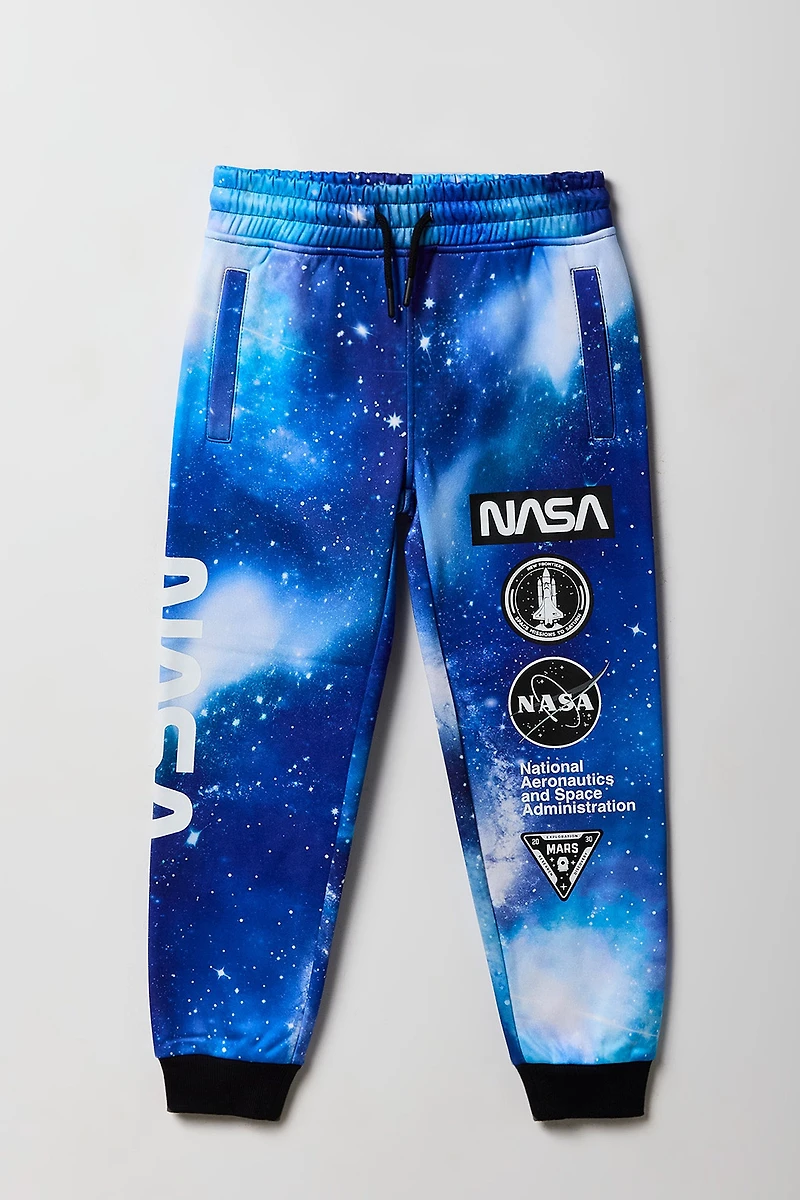 Jogger en molleton à imprimé NASA pour enfant