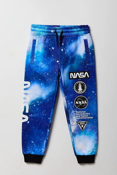 Jogger en molleton à imprimé NASA pour enfant