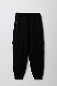 Kids Zipper Pocket Cargo Jogger