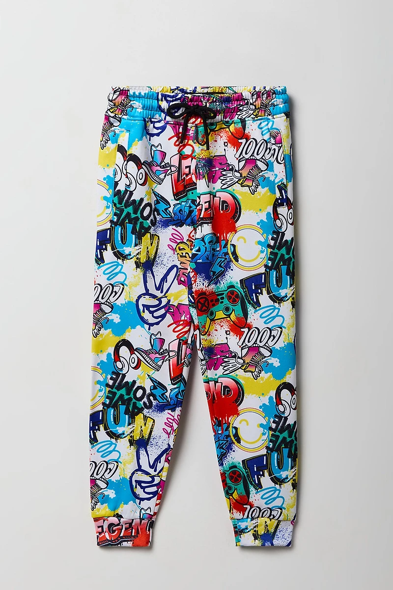 Boys Graffiti Peeper Jogger