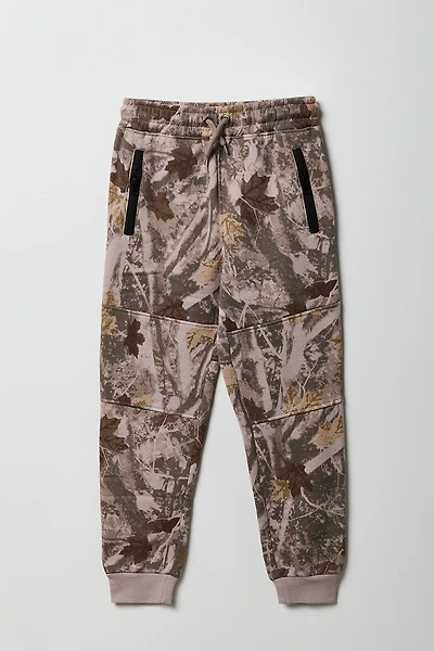 Jogger en molleton avec poches à fermeture glissière pour enfants