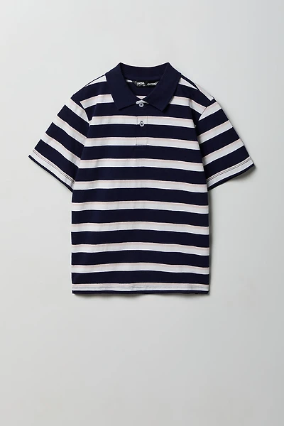 Boys Striped Polo