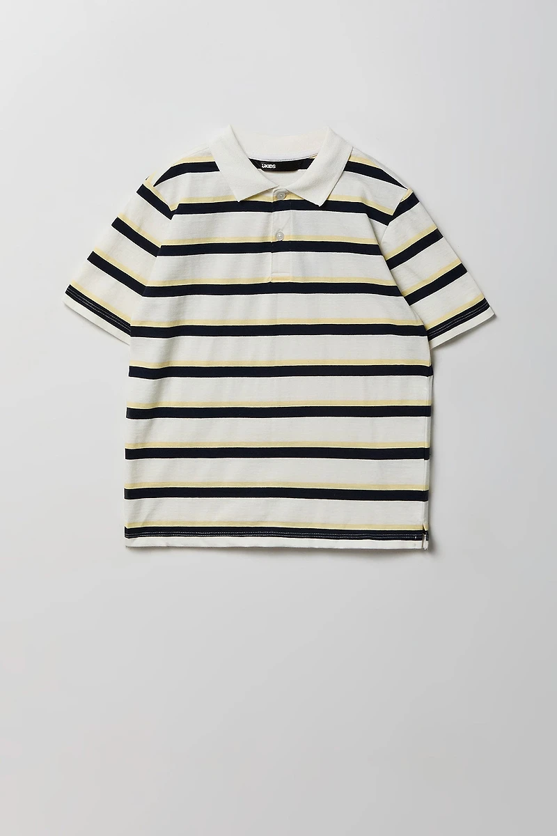Polo rayé pour garçon