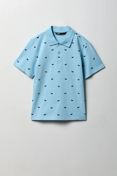 Boys Printed Polo