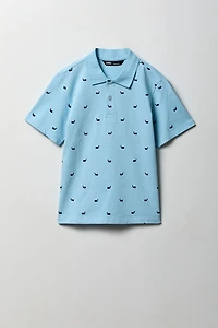 Boys Printed Polo